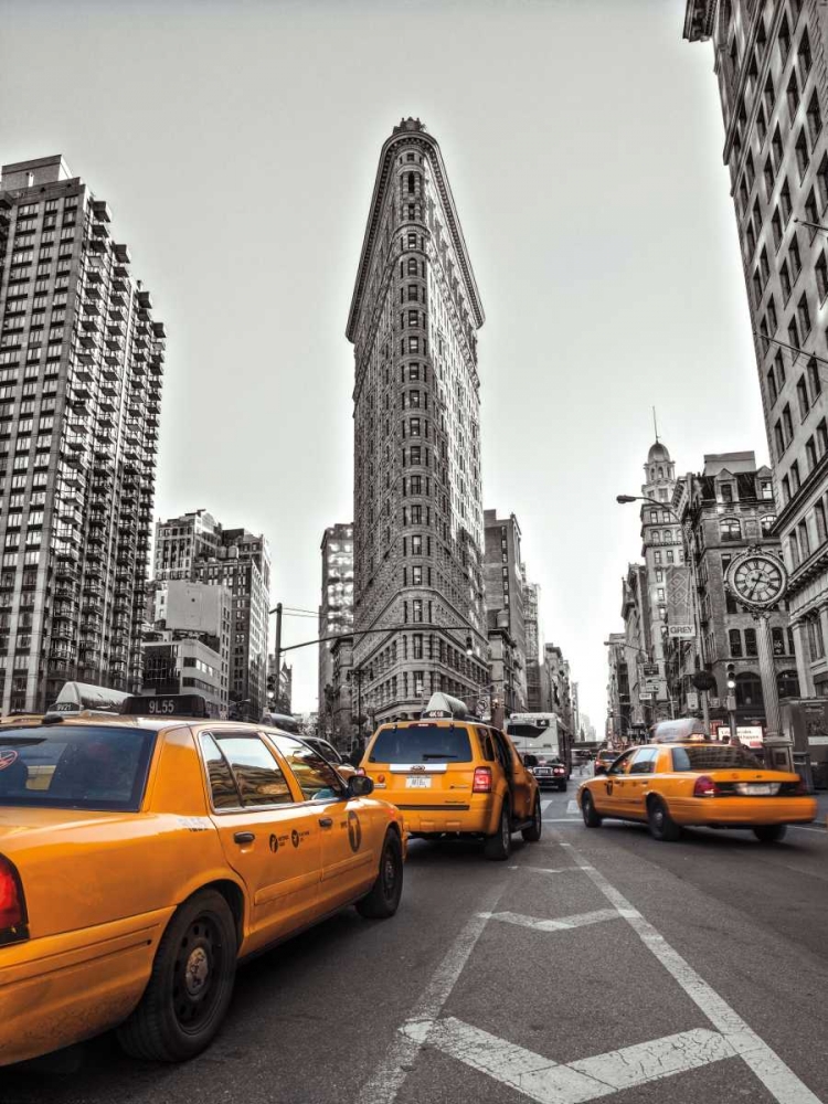 New York Taxis art print by Assaf Frank for $57.95 CAD