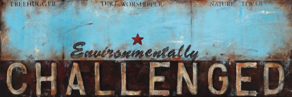 Environmentally Challenged art print by Wani Pasion for $57.95 CAD