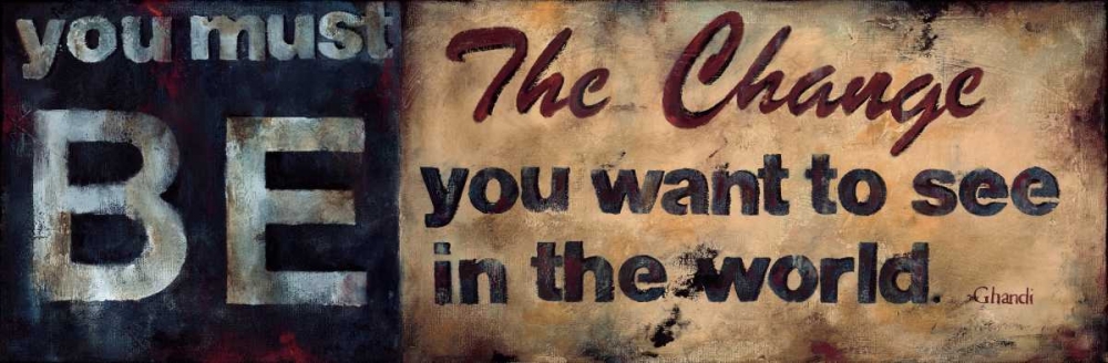 Be The Change art print by Wani Pasion for $57.95 CAD