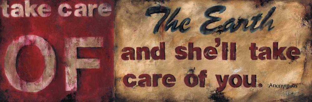 Take Care Of The Earth art print by Wani Pasion for $57.95 CAD