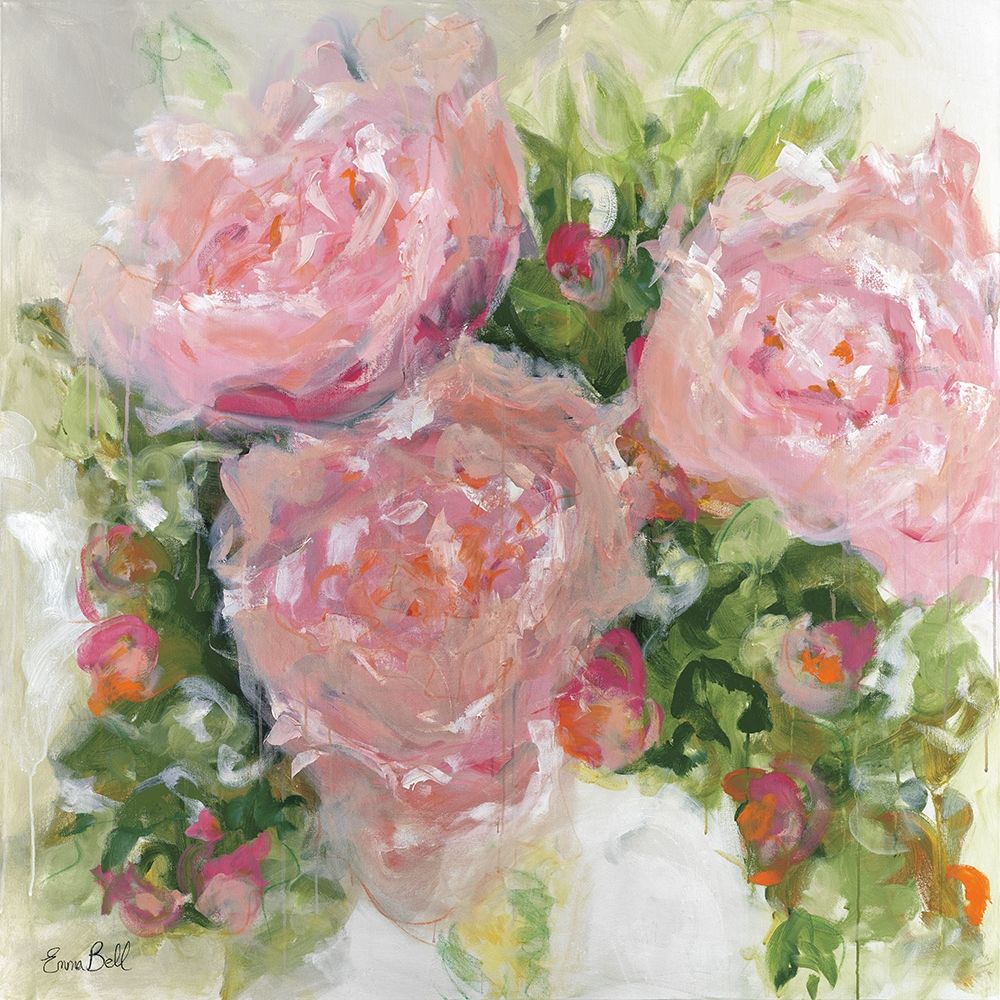 Wild Peonies art print by Emma Bell for $57.95 CAD