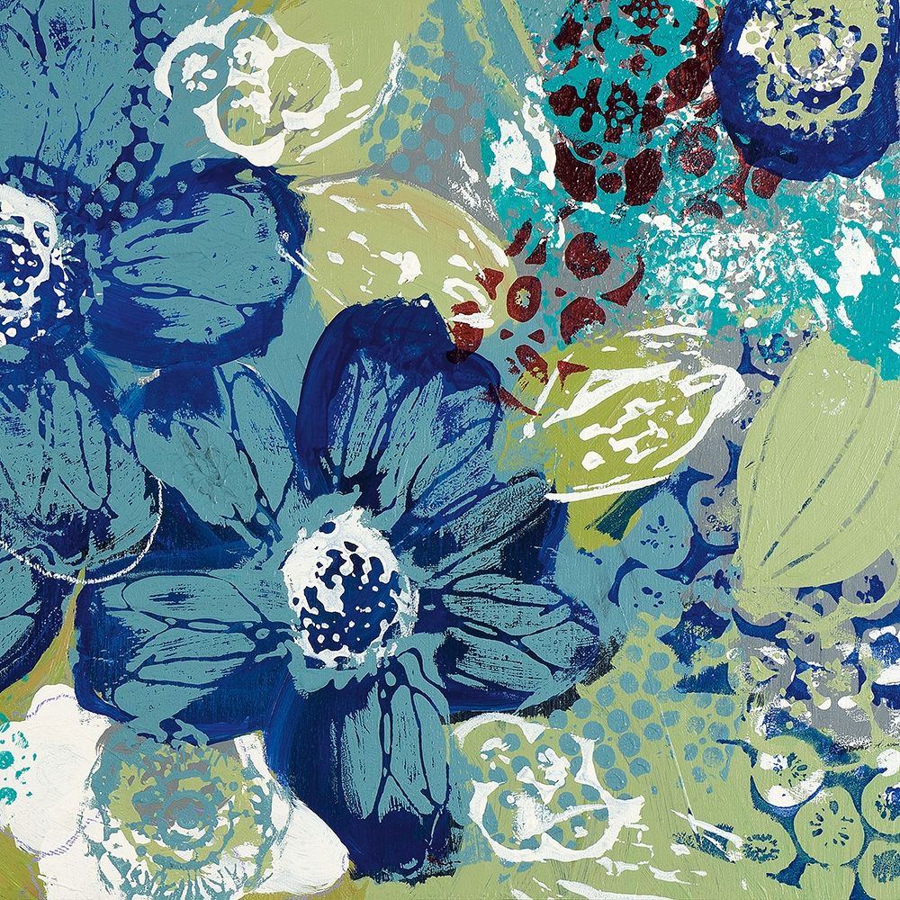 Garden Blues II art print by Leslie Bernsen for $57.95 CAD