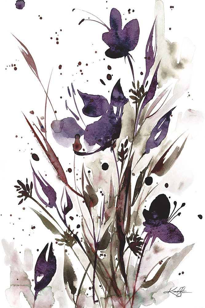 Floral Music I art print by Kathy Morton Stanion for $57.95 CAD