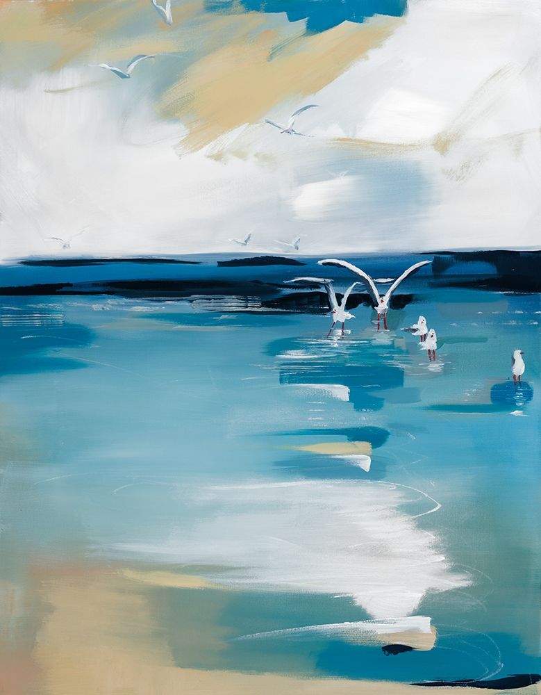 Coastal Blues art print by A. Fitzsimmons for $57.95 CAD