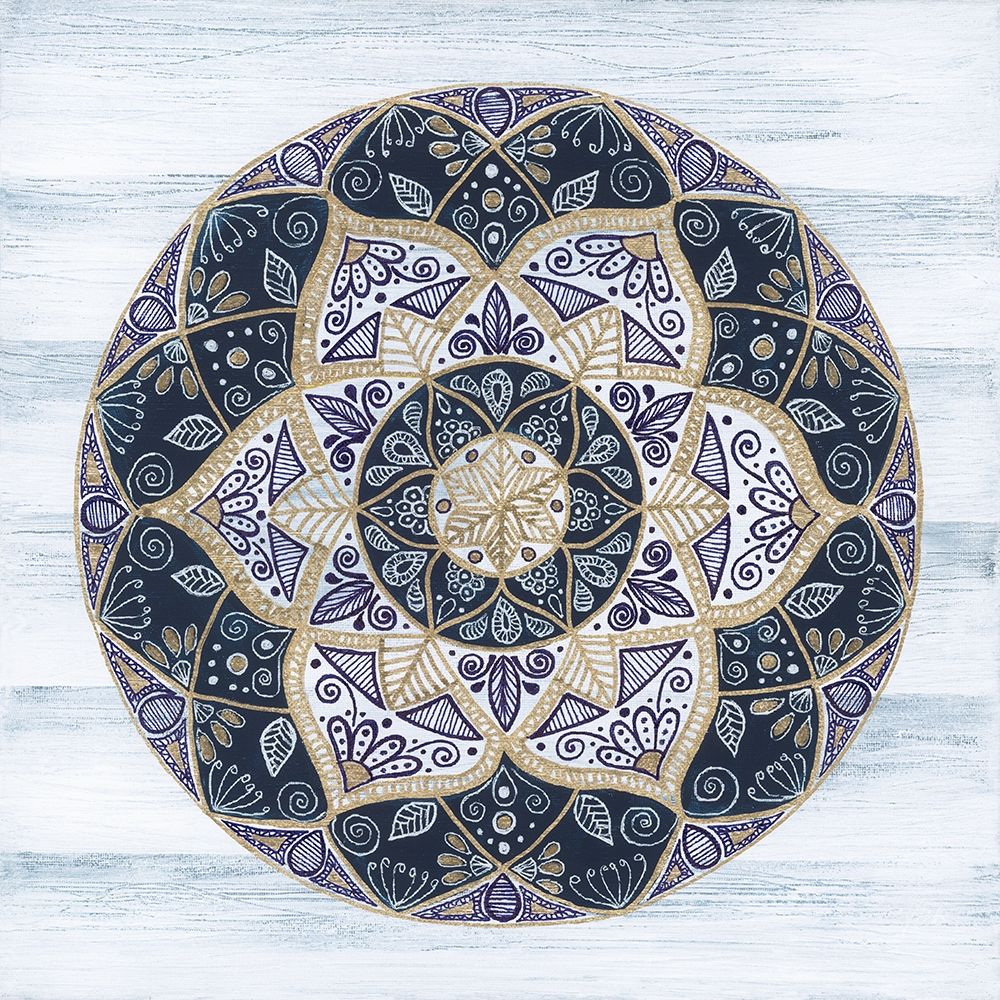Coastal Mandala I art print by Yvette St. Amant for $57.95 CAD