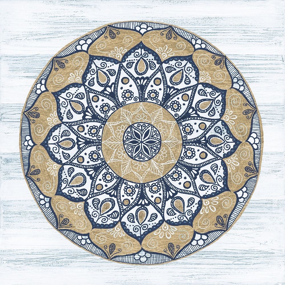 Coastal Mandala II art print by Yvette St. Amant for $57.95 CAD