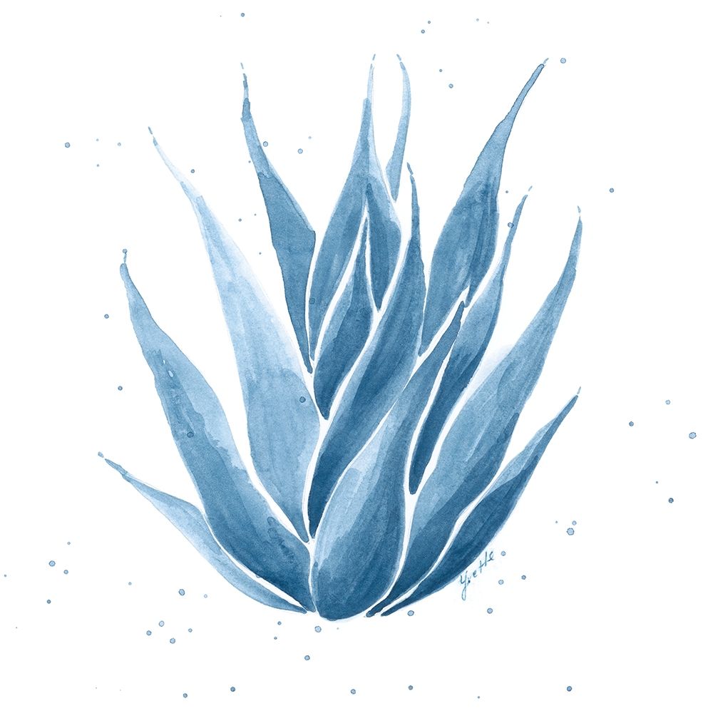 Midnight Succulent II art print by Yvette St. Amant for $57.95 CAD