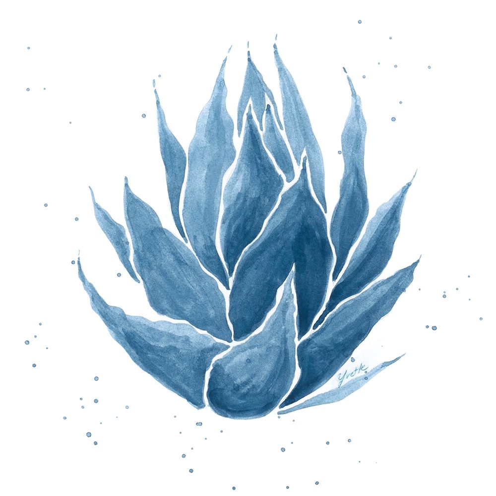 Midnight Succulent III art print by Yvette St. Amant for $57.95 CAD