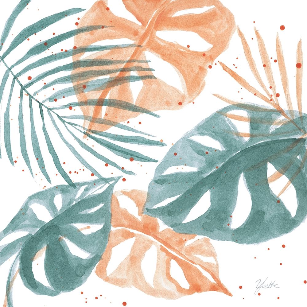 Palm Party II art print by Yvette St. Amant for $57.95 CAD