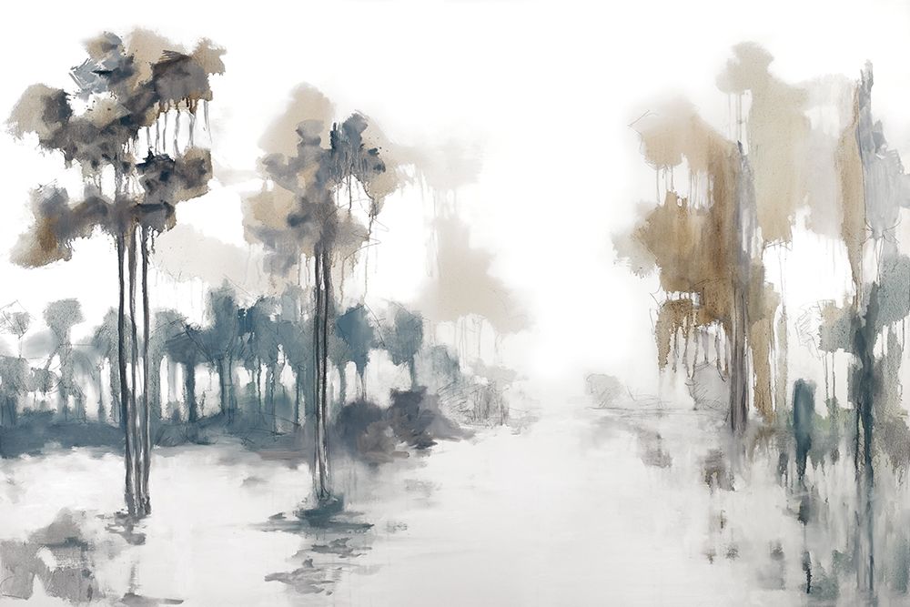 Back Roads And Flooded Fields art print by Jacqueline Ellens for $57.95 CAD