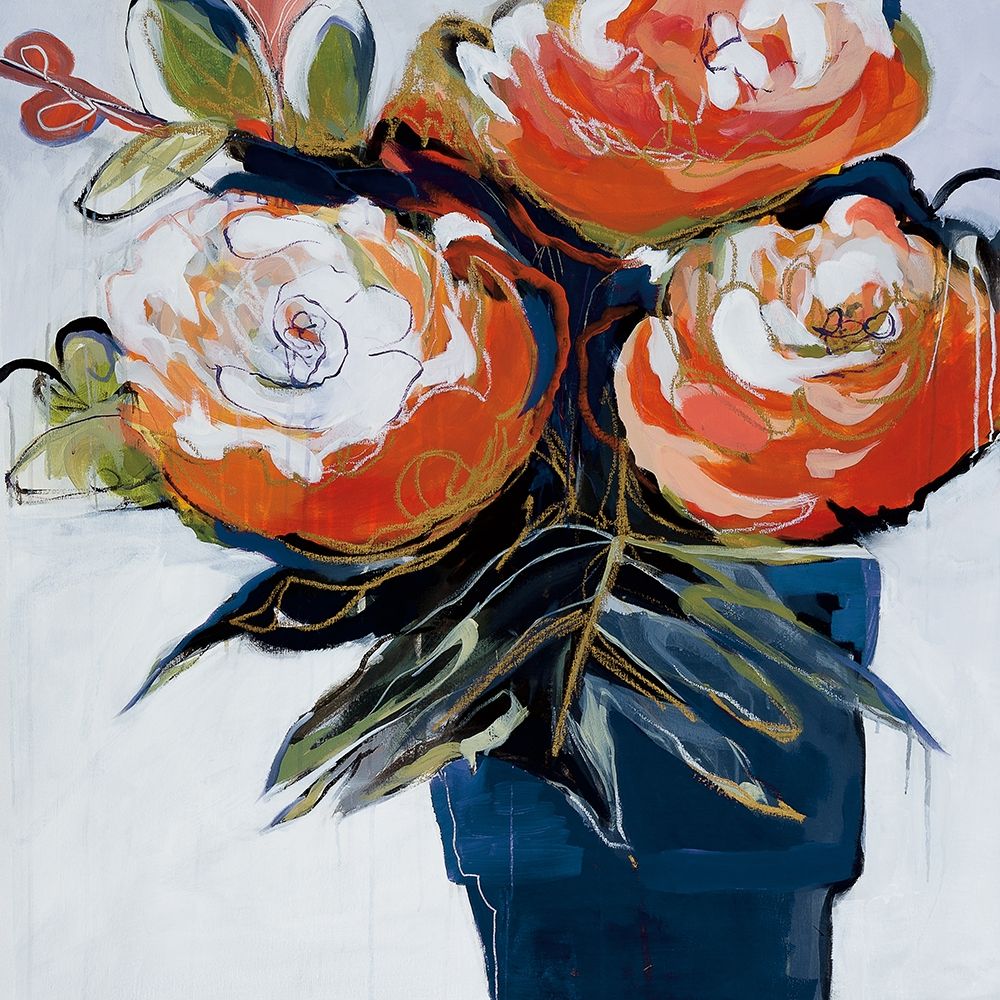 A Pot Of Blooms art print by A. Fitzsimmons for $57.95 CAD