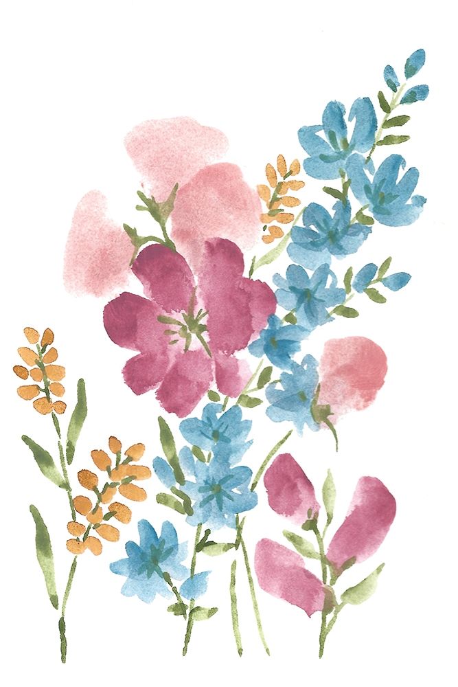 Boho Flower Bouquet II art print by Yvette St. Amant for $57.95 CAD
