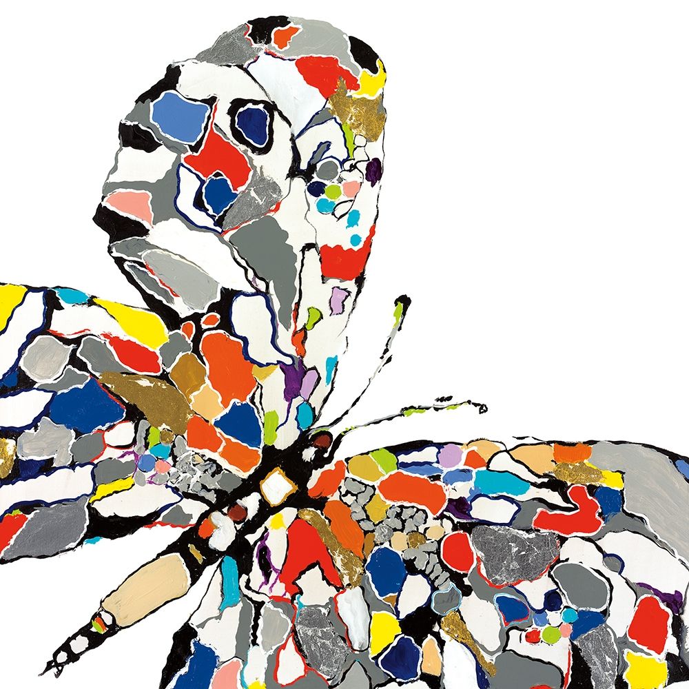 Papillon In Silver art print by Aziz Kadmiri for $57.95 CAD