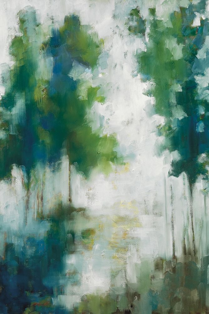 Lakehouse Trees art print by Jacqueline Ellens for $57.95 CAD
