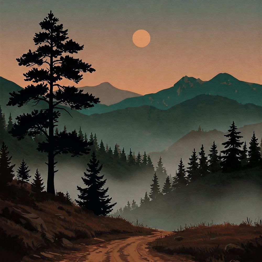 Dirt Road at Dusk art print by Angelina Talino for $57.95 CAD
