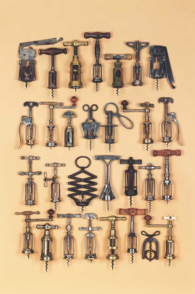 Vintage Corkscrews art print by Andrew Rose for $57.95 CAD