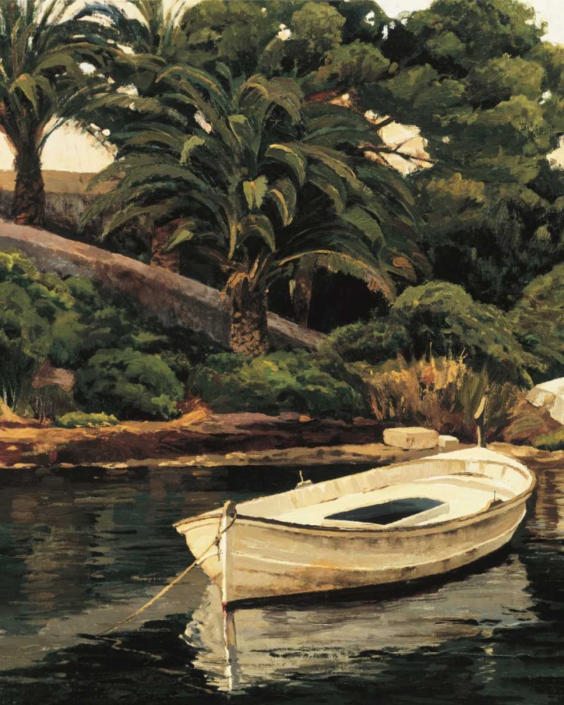 Barca y Palmeras art print by Poch Romeu for $57.95 CAD