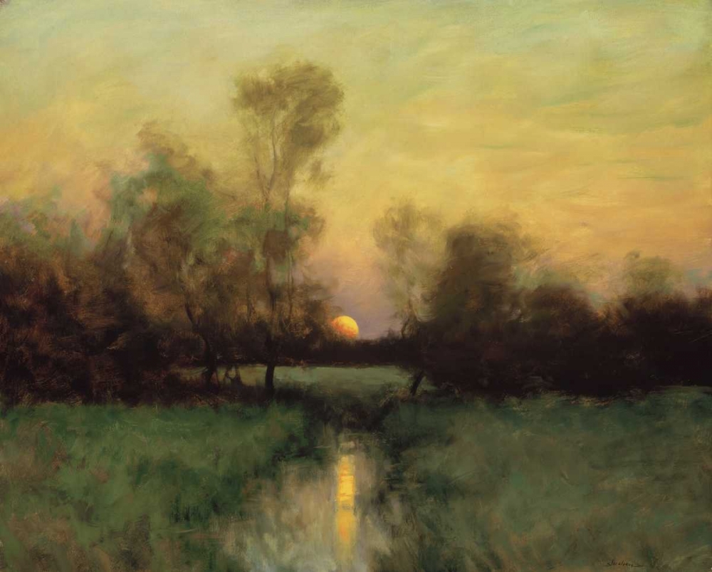 Summer Moonrise art print by Dennis Sheehan for $57.95 CAD