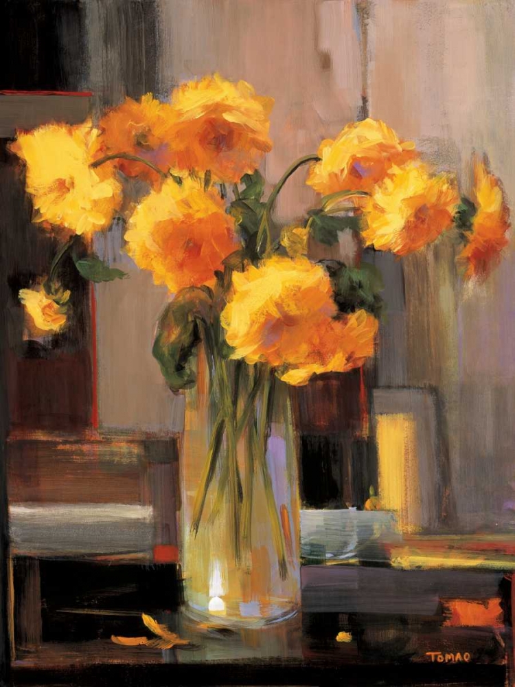 Floral Sunrise art print by Jennie Tomao for $57.95 CAD