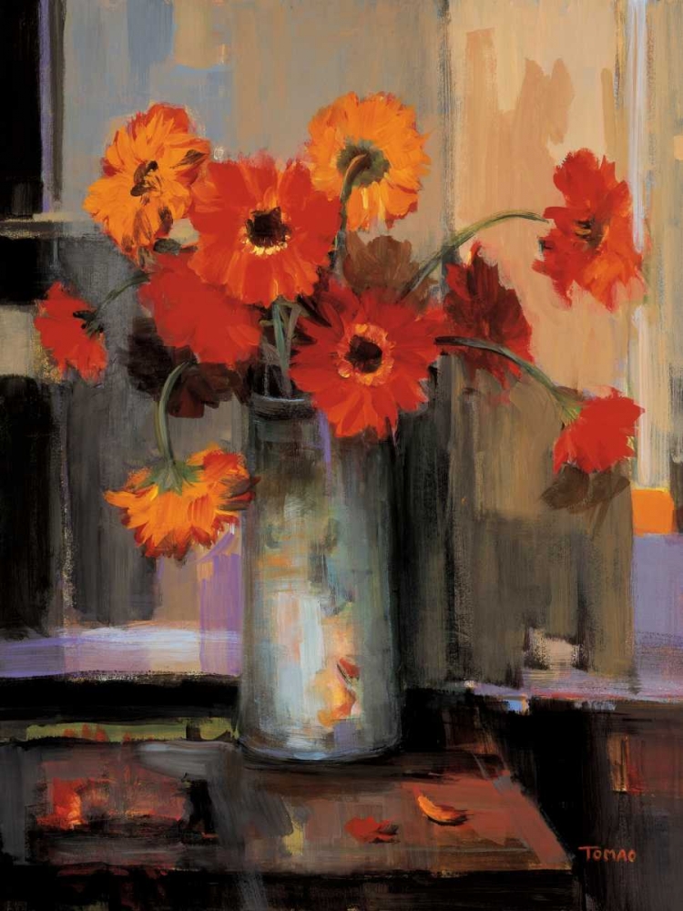 Floral Sunset art print by Jennie Tomao for $57.95 CAD