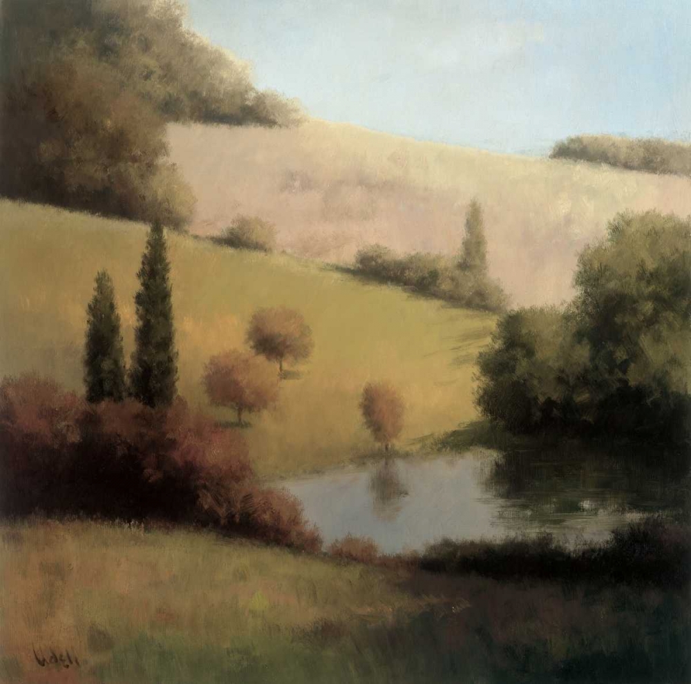 Inspired Hillsides I art print by Udell for $57.95 CAD