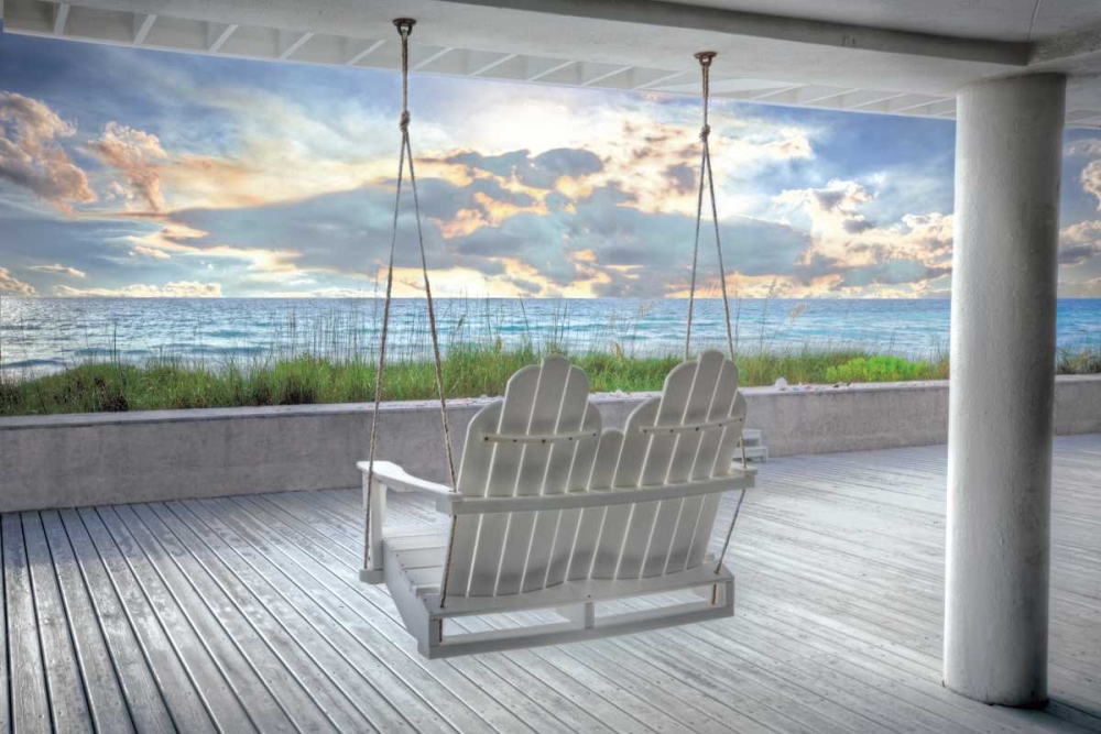 Swing At The Beach art print by Celebrate Life Gallery for $57.95 CAD