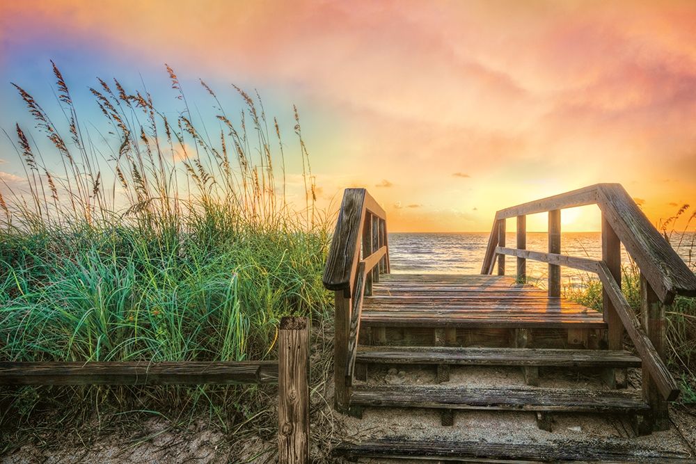 Walk Into Sunrise art print by Celebrate Life Gallery for $57.95 CAD