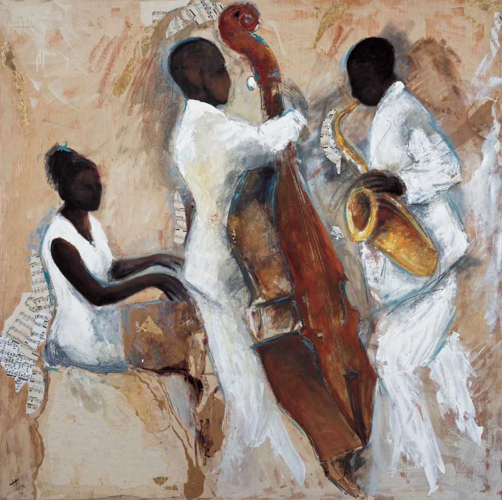 Night of Blues art print by Tat Vila for $57.95 CAD