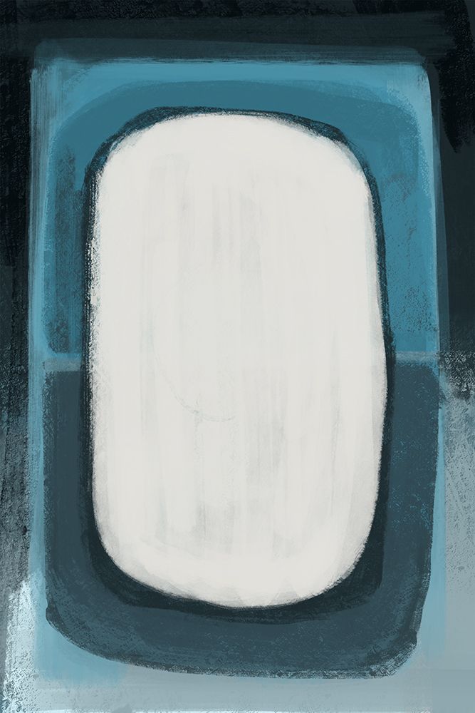 Abstract Blue II art print by Artic Frame Studio for $57.95 CAD