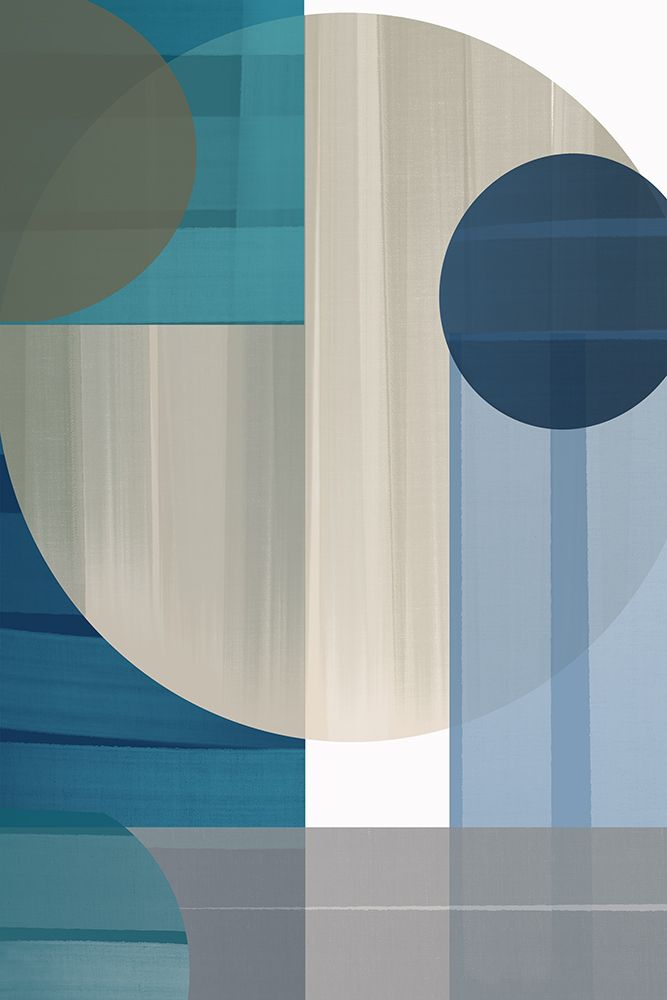 Abstract Blue III art print by Artic Frame Studio for $57.95 CAD