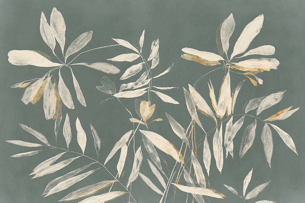 Silhouette Leaves art print by Aria K for $57.95 CAD