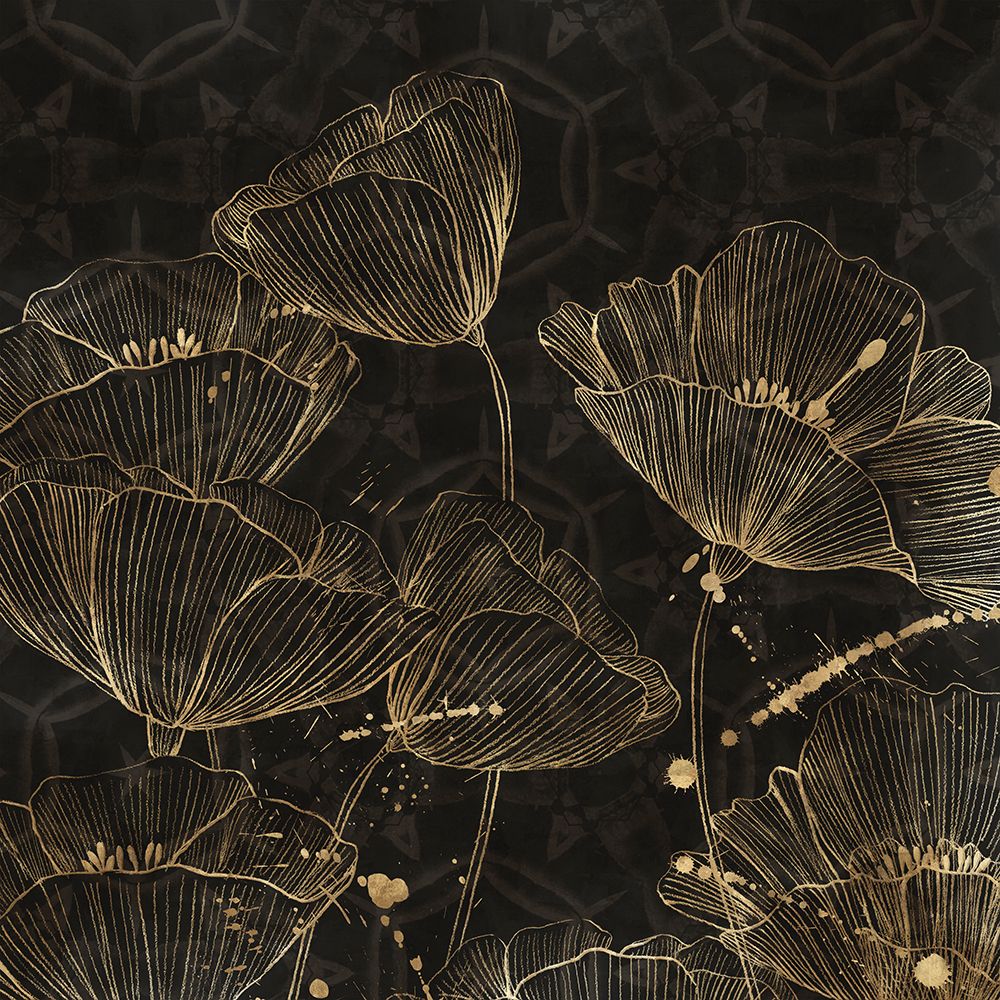 Midnight Blossoms II art print by Aria K for $57.95 CAD