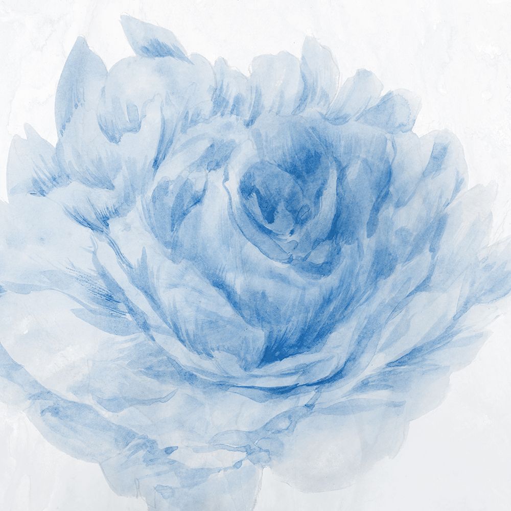 Peony Blue I art print by Aria K for $57.95 CAD