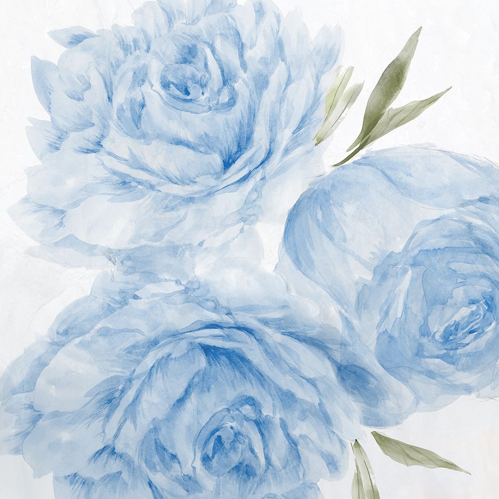 Peony Blue II art print by Aria K for $57.95 CAD