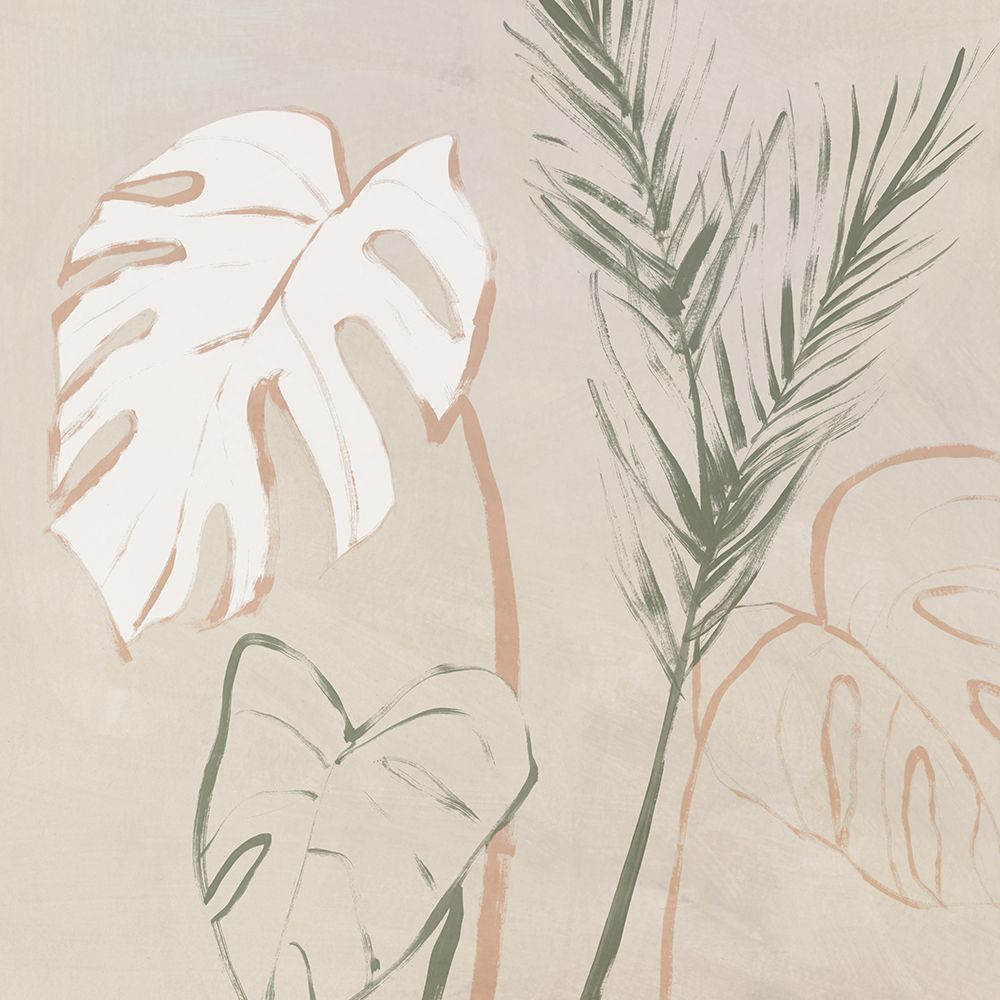 Boho Palms I art print by Aria K for $57.95 CAD