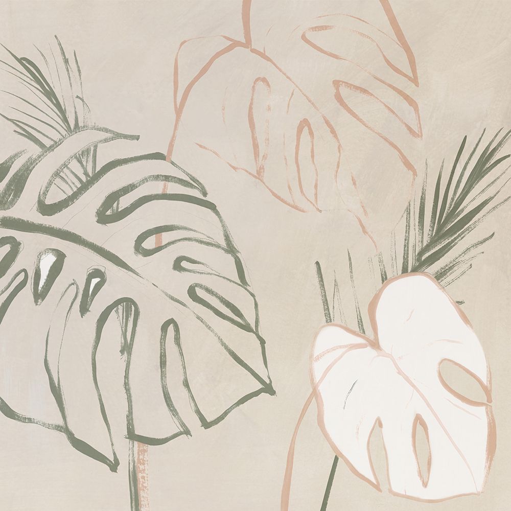 Boho Palms II art print by Aria K for $57.95 CAD