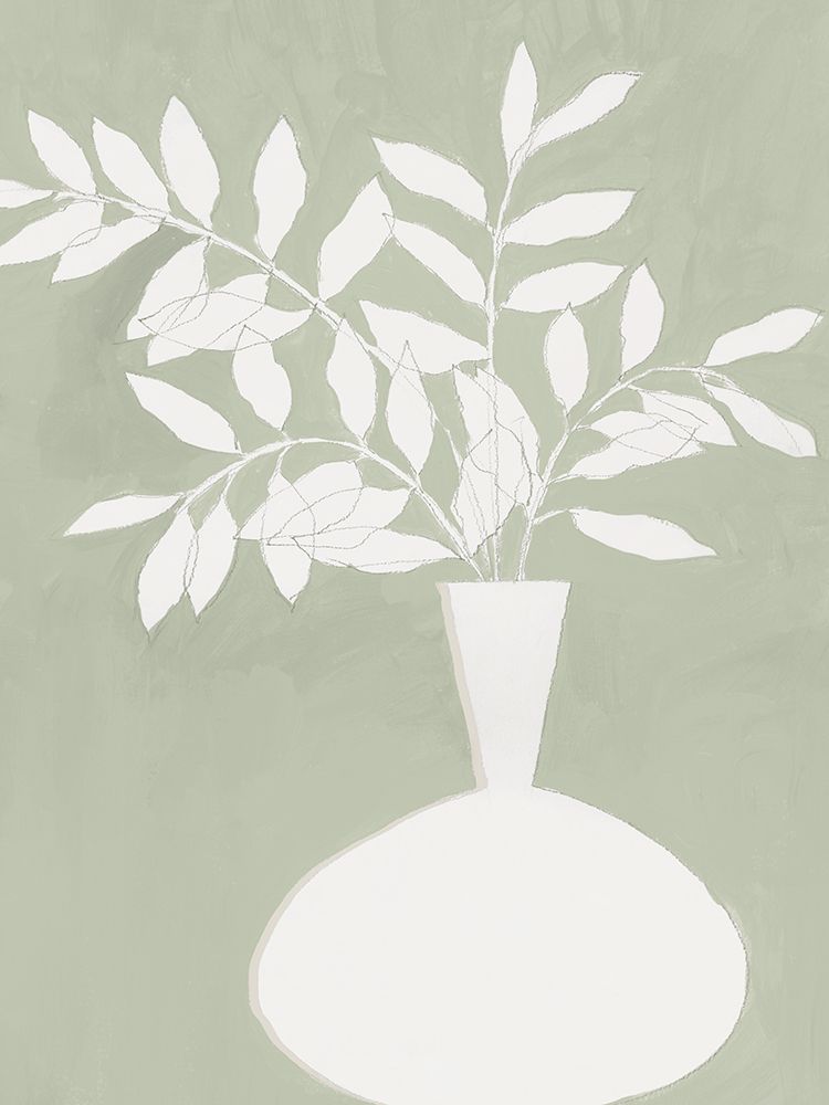 Sage Vase II art print by Aria K for $57.95 CAD