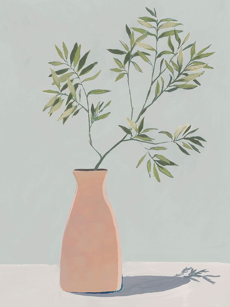 Terracotta Vase II art print by Aria K for $57.95 CAD