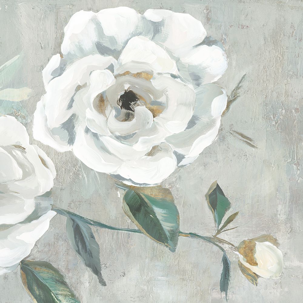 White Floral I art print by Aria K for $57.95 CAD