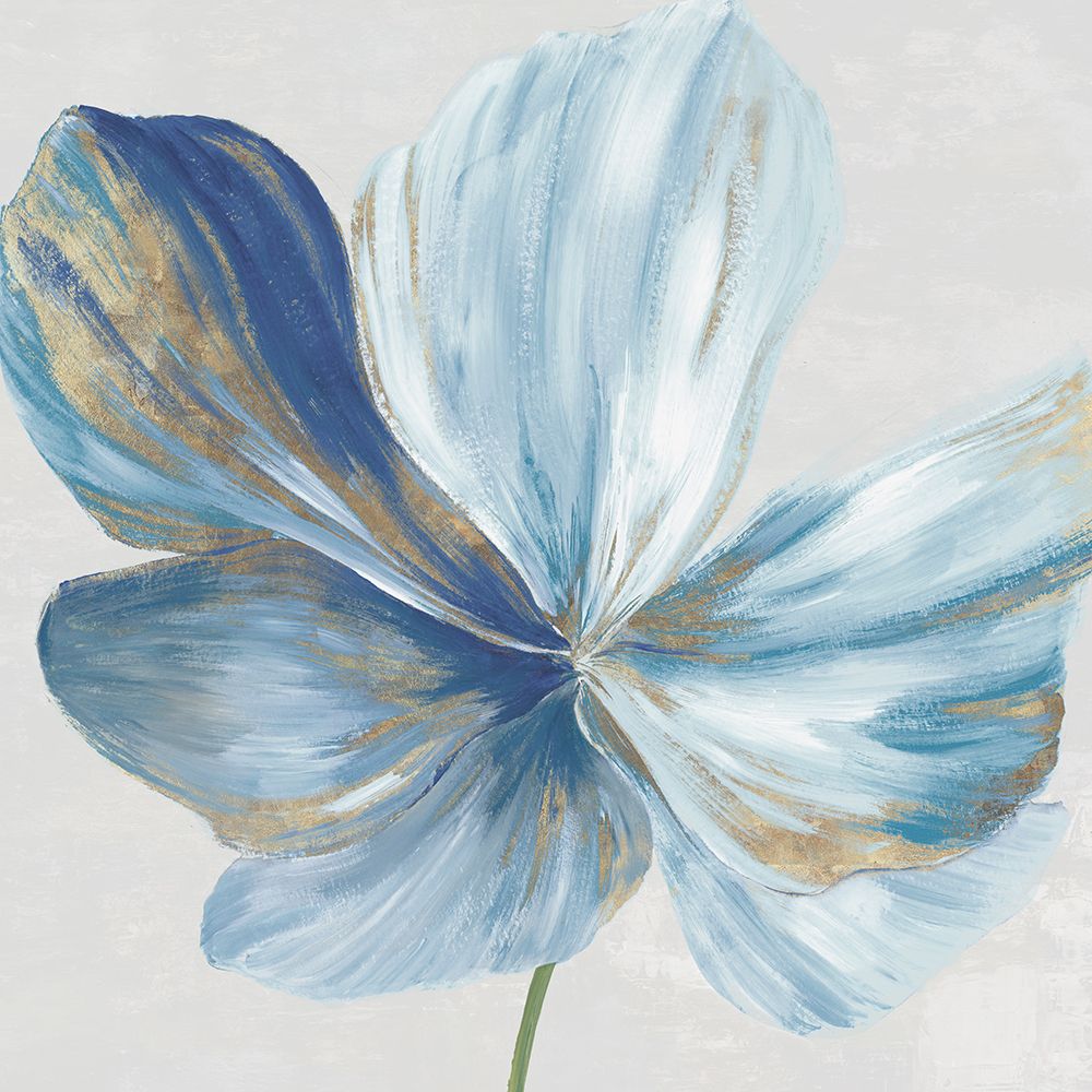 Big Blue Flower II art print by Aria K for $57.95 CAD