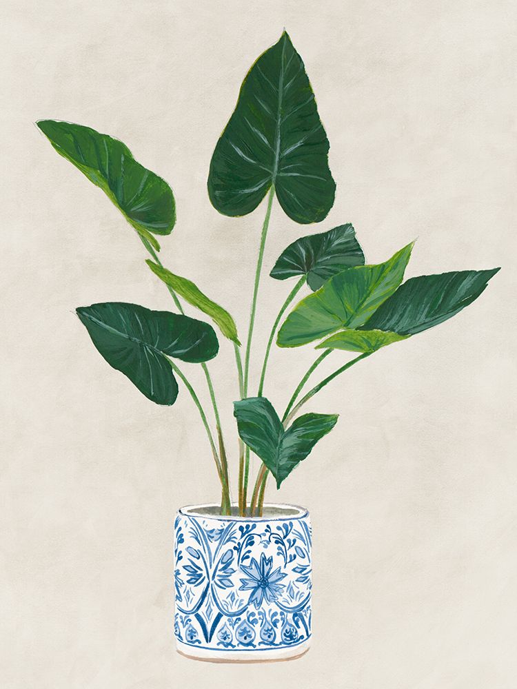 Greens in Vase I art print by Aria K for $57.95 CAD
