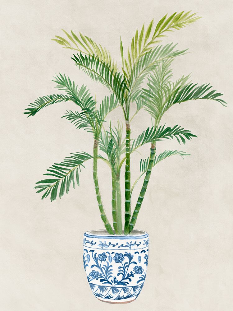 Greens in Vase II art print by Aria K for $57.95 CAD