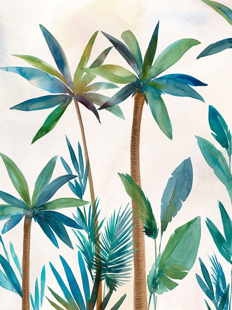 Palm Oasis I art print by Aria K for $57.95 CAD