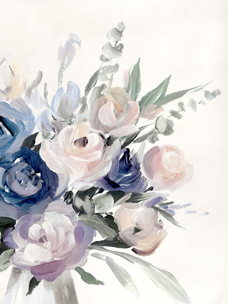 Blissful Blue II art print by Aria K for $57.95 CAD