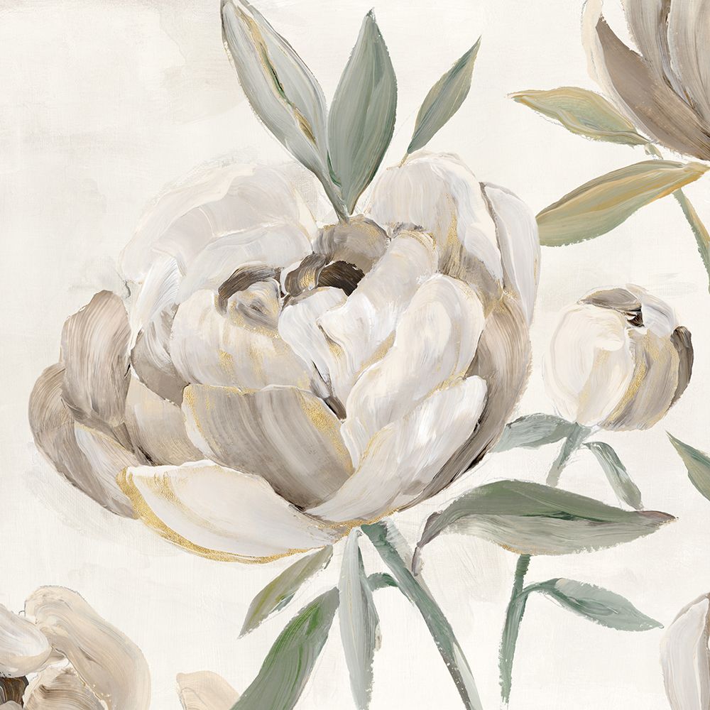 Lustrous Peonies I art print by Aria K for $57.95 CAD