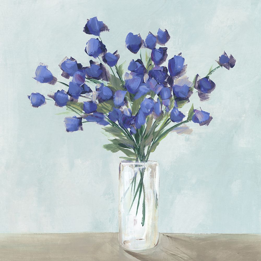 Blossoms of Indigo art print by Aria K for $57.95 CAD