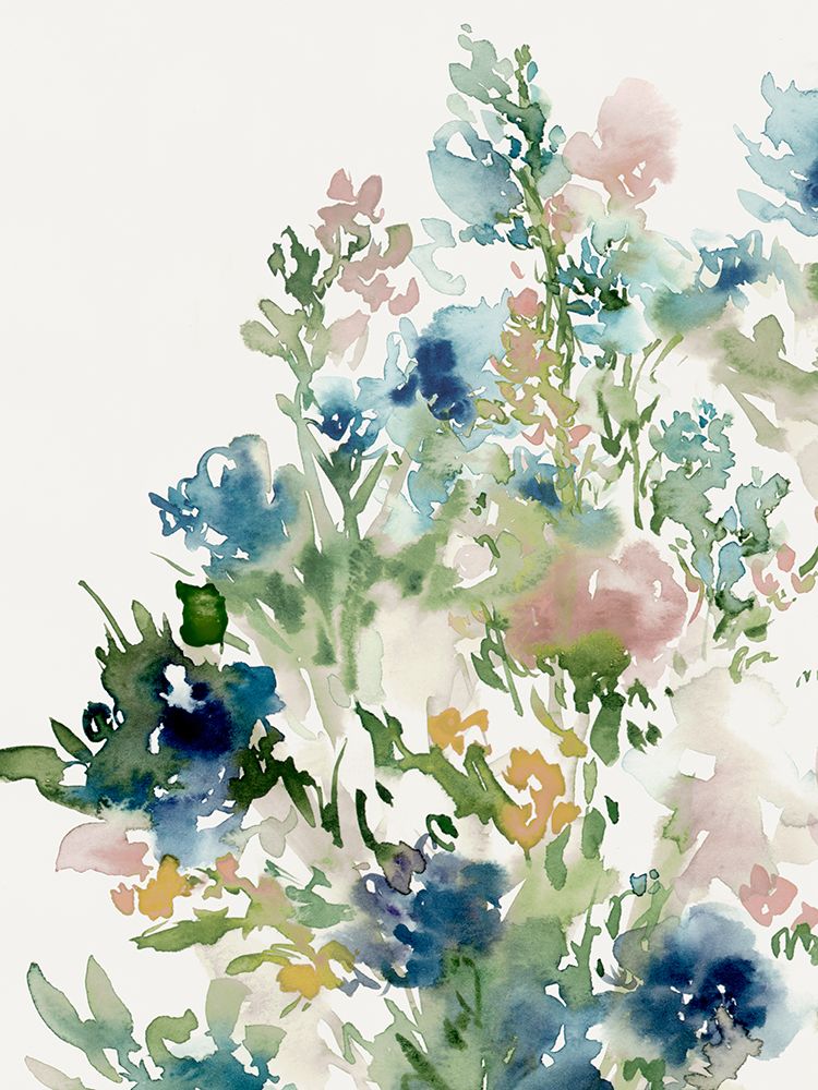 Watercolor Meadow I art print by Aria K for $57.95 CAD