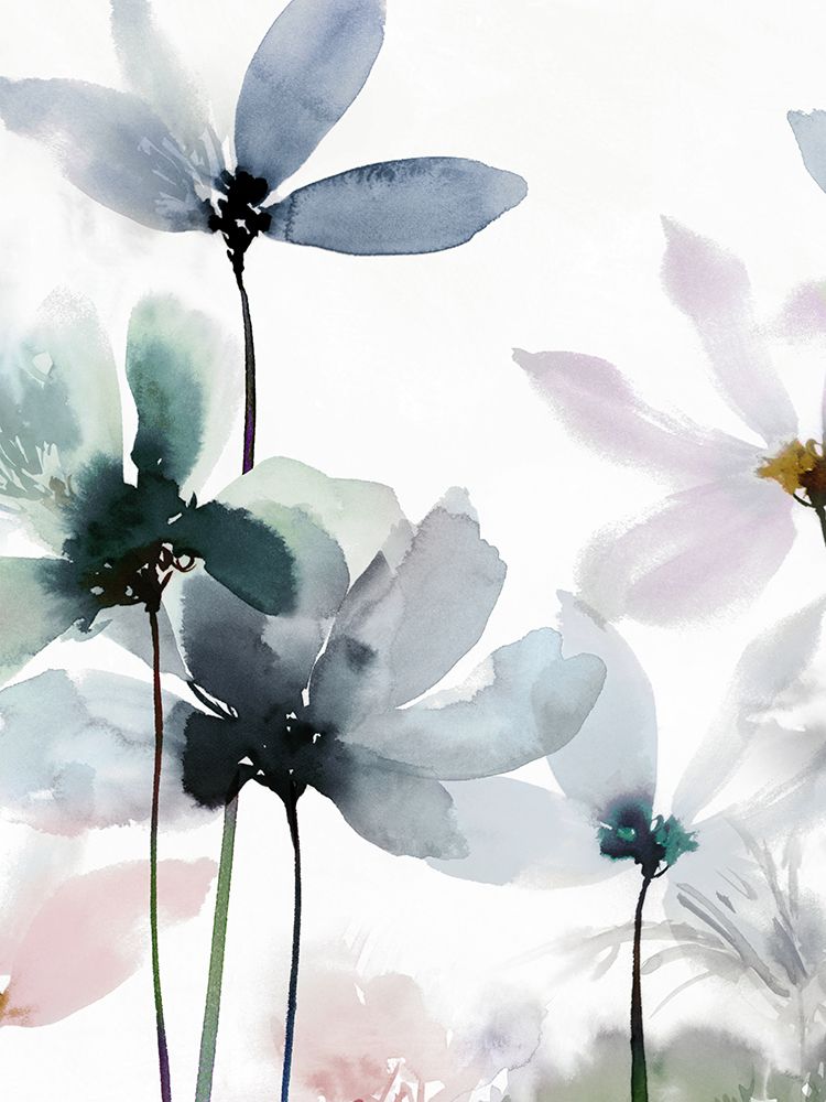 Whimsical Blossoms I art print by Aria K for $57.95 CAD