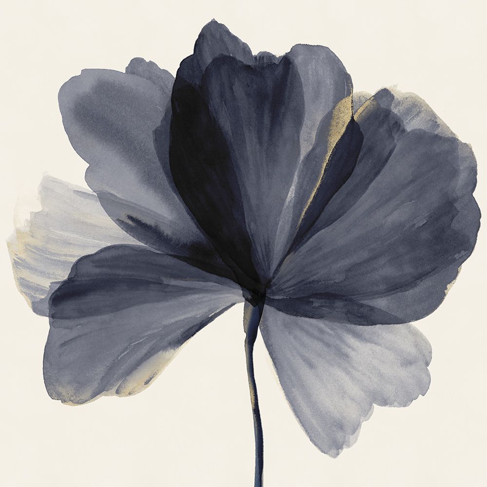 Petals of Midnight Serenity II art print by Aria K for $57.95 CAD