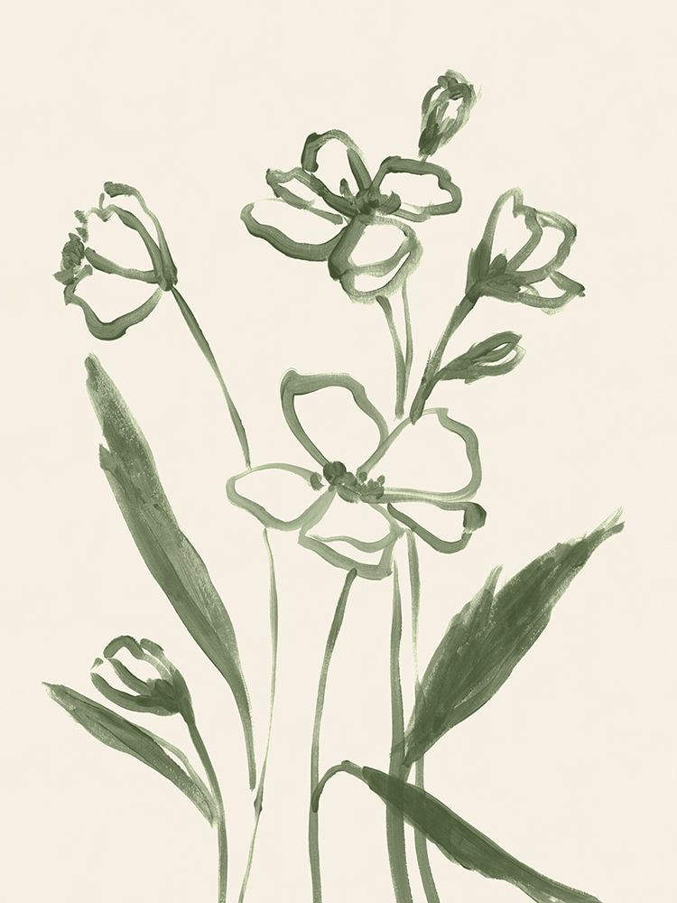 Gentle Blooms I art print by Aria K for $57.95 CAD